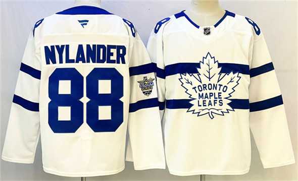 Men%27s Toronto Maple Leafs #88 William Nylander White Stadium Series Stitched Jersey->utah hockey club->NHL Jersey